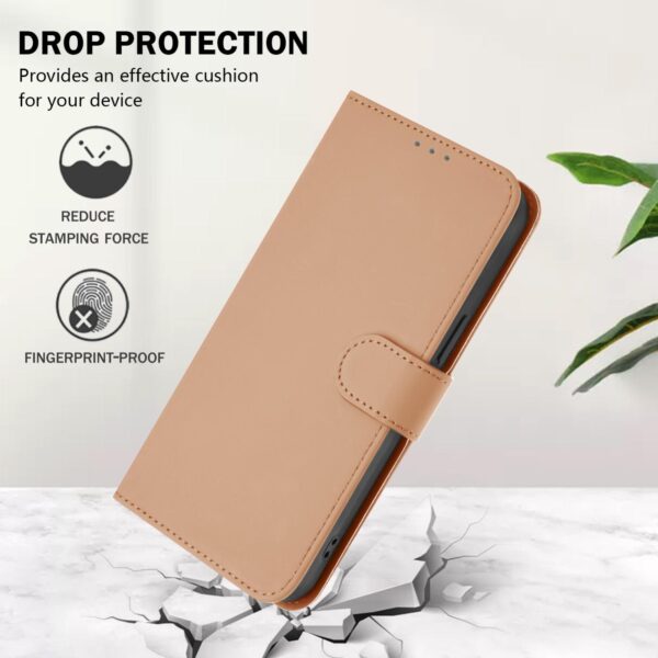 Xiaomi Redmi Note 15 Pro 5G Skin Feel Solid Color Leather with Lanyard Nude-Θήκη Βιβλίο