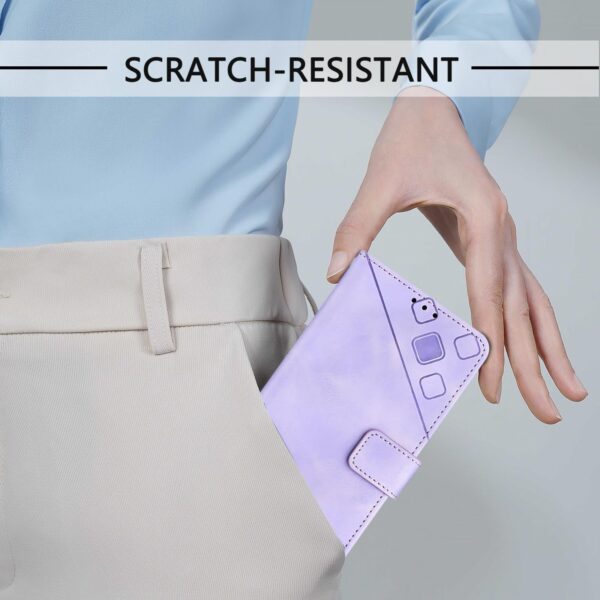 Xiaomi Redmi Note 15 Pro+ 5G Skin-feel Embossed Leather Light Purple-Θήκη Βιβλίο