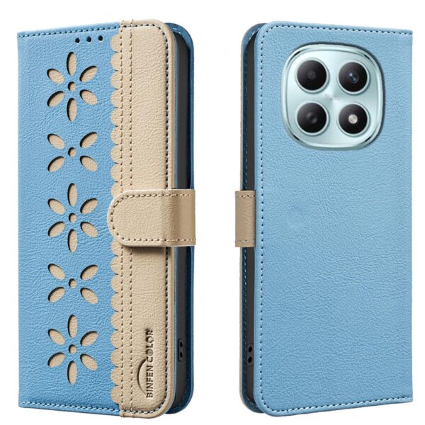 Binfen Xiaomi Redmi Note 15 5G Color Matching RFID Anti-theft Leather Blue-Θήκη Βιβλίο