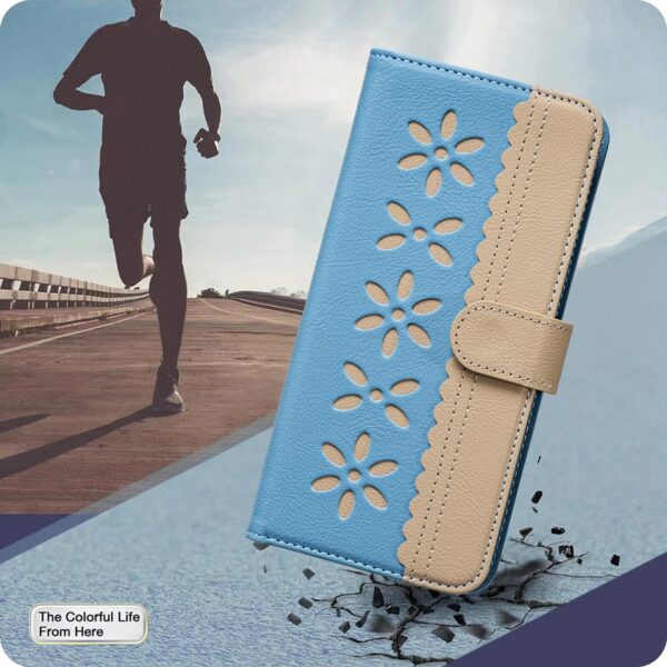 Binfen Xiaomi Redmi Note 15 5G Color Matching RFID Anti-theft Leather Blue-Θήκη Βιβλίο