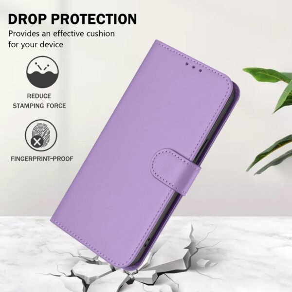 Xiaomi Redmi Note 15 Pro 5G Skin Feel Solid Color Leather with Lanyard Lavender Purple-Θήκη Βιβλίο