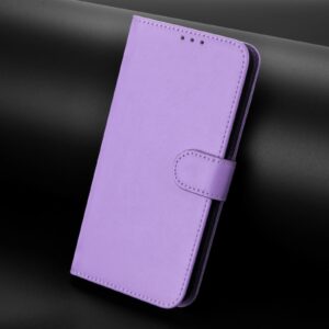 Xiaomi Redmi Note 15 Pro 5G Skin Feel Solid Color Leather with Lanyard Lavender Purple-Θήκη Βιβλίο
