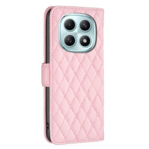 Binfen Xiaomi Redmi Note 15 Pro 4G Diamond Lattice Wallet Flip Leather Pink-Θήκη Βιβλίο