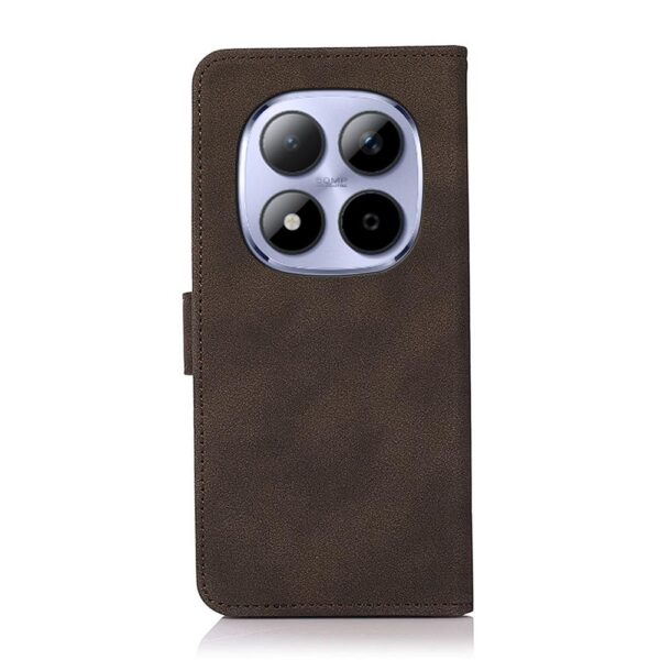 Khazneh Xiaomi Redmi Note 15 Pro 4G Matte Texture Leather Brown-Θήκη Βιβλίο