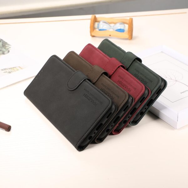 Khazneh Xiaomi Redmi Note 15 Pro 4G Matte Texture Leather Brown-Θήκη Βιβλίο