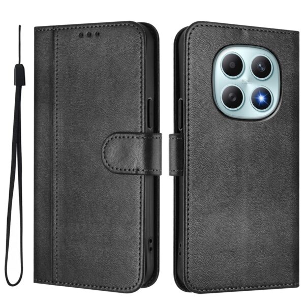 Xiaomi Redmi Note 15 5G / 4G / Poco M8 5G Line Splicing Buckle Retro Leather Black-Θήκη Βιβλίο Xiaomi Redmi Note 15 5G / 4G / Poco M8 5G Line Splicing Buckle Retro Leather Black-Θήκη Βιβλίο
