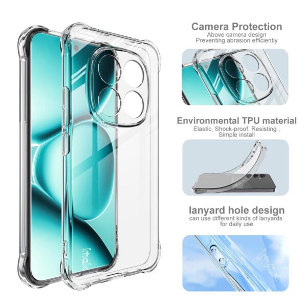 Imak Xiaomi Redmi Note 15 Pro+ 5G Shockproof Airbag TPU -Θήκη Σιλικόνης Διάφανη