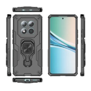 Xiaomi Redmi Note 15 5G / 4G Metal Kickstand TPU Hybrid PC Black-Θήκη Σκληρή