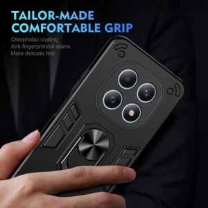 Xiaomi Redmi Note 15 5G / 4G/ Poco M8 5G Shockproof Metal Ring Holder Black-Θήκη Σκληρή