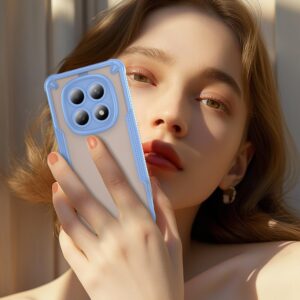 Xiaomi Redmi Note 15 4G / 5G Armor Glaze PC Hybrid TPU Blue-Θήκη Σιλικόνης