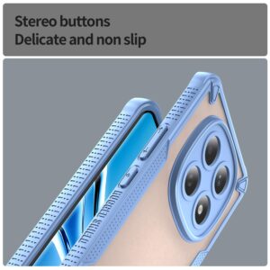 Xiaomi Redmi Note 15 4G / 5G Armor Glaze PC Hybrid TPU Blue-Θήκη Σιλικόνης