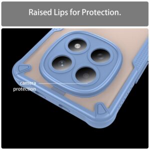 Xiaomi Redmi Note 15 4G / 5G Armor Glaze PC Hybrid TPU Blue-Θήκη Σιλικόνης