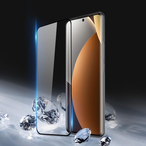 DUX DUCIS Xiaomi Redmi Note 15 4G/5G Full Τζαμάκι 0.33mm 9H Alumina Tempered Glass Film