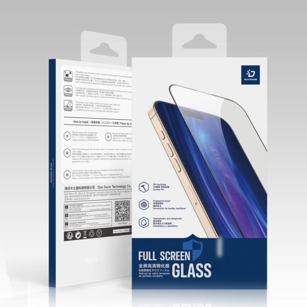DUX DUCIS Xiaomi Redmi Note 15 4G/5G Full Τζαμάκι 0.33mm 9H Alumina Tempered Glass Film