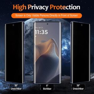 Kaledol Xiaomi Redmi Note 15 Pro Plus 5G Privacy Full Τζαμάκι 9H+ High-Aluminum Tempered Glass Film
