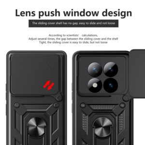 Xiaomi Redmi Note 15 Pro+ 5G Sliding Camera Cover Design TPU+PC Black-Θήκη Σκληρή