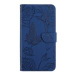 Xiaomi Redmi Note 15 Pro 5G Skin Feel Butterfly Embossed Flip Leather Blue-Θήκη Βιβλίο