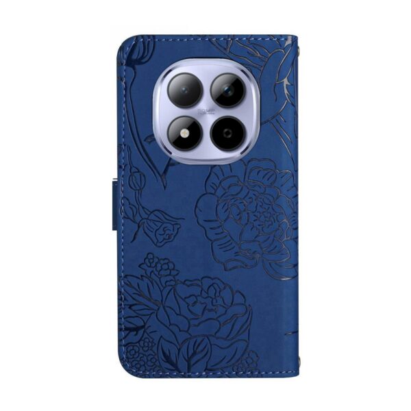 Xiaomi Redmi Note 15 Pro 5G Skin Feel Butterfly Embossed Flip Leather Blue-Θήκη Βιβλίο