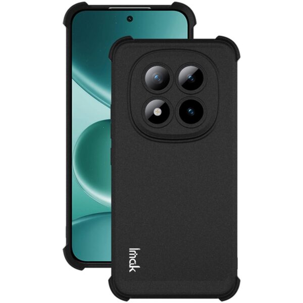 Imak Xiaomi Redmi Note 15 Pro+ 5G Shockproof Airbag TPU Matte Black-Θήκη Σιλικόνης