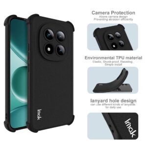 Imak Xiaomi Redmi Note 15 Pro+ 5G Shockproof Airbag TPU Matte Black-Θήκη Σιλικόνης
