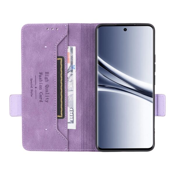 Xiaomi Redmi Note 15 5G / 4G/ Poco M8 5G Magnetic Clasp Leather Purple-Θήκη Βιβλίο