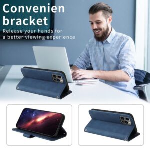 Xiaomi Redmi Note 15 Pro 5G Skin Feel Life Tree Metal Button Leather Blue-Θήκη Βιβλίο