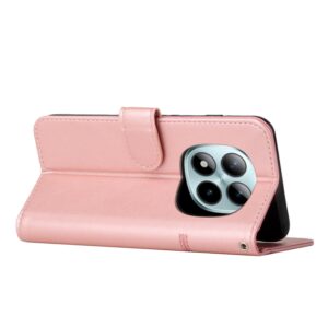 Xiaomi Redmi Note 15 Pro 5G Stitching Calf Texture Buckle Leather Rose Gold-Θήκη Βιβλίο