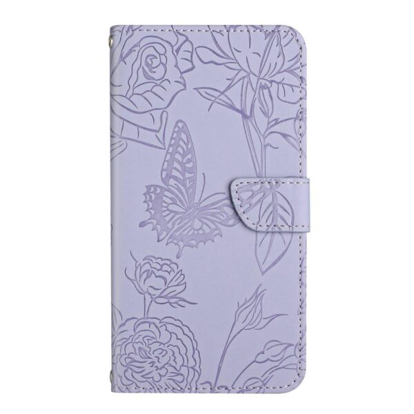 Xiaomi Redmi Note 15 Pro+ 5G Skin Feel Butterfly Embossed Flip Leather Purple-Θήκη Βιβλίο