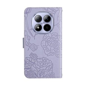 Xiaomi Redmi Note 15 Pro+ 5G Skin Feel Butterfly Embossed Flip Leather Purple-Θήκη Βιβλίο