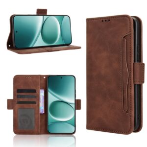 Xiaomi Redmi Note 15 Pro+ 5G /Poco M8 Pro 5G Skin Feel Calf Texture Card Slots Leather Brown-Θήκη Βιβλίο