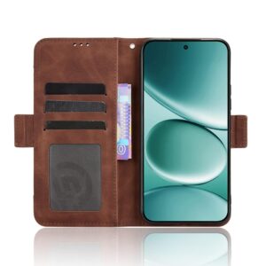 Xiaomi Redmi Note 15 Pro+ 5G /Poco M8 Pro 5G Skin Feel Calf Texture Card Slots Leather Brown-Θήκη Βιβλίο