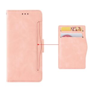 Xiaomi Redmi Note 15 5G / 4G/ Poco M8 5G Skin Feel Calf Texture Card Slots Leather Pink-Θήκη Βιβλίο