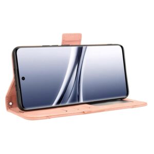 Xiaomi Redmi Note 15 5G / 4G/ Poco M8 5G Skin Feel Calf Texture Card Slots Leather Pink-Θήκη Βιβλίο