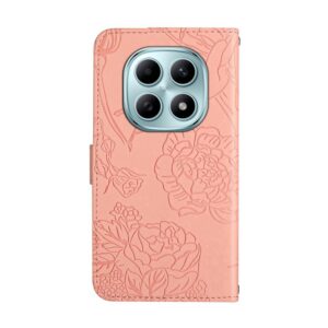 Xiaomi Redmi Note 15 4G/5G/Poco M8 5G Skin Feel Butterfly Embossed Flip Leather Pink-Θήκη Βιβλίο