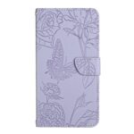 Xiaomi Redmi Note 15 4G/5G/Poco M8 5G Skin Feel Butterfly Embossed Flip Leather Purple-Θήκη Βιβλίο