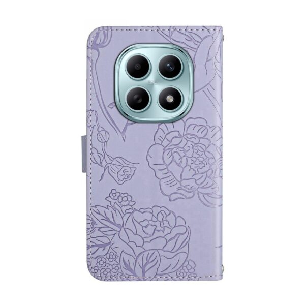 Xiaomi Redmi Note 15 4G/5G/Poco M8 5G Skin Feel Butterfly Embossed Flip Leather Purple-Θήκη Βιβλίο