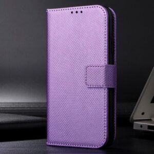 Xiaomi Redmi Note 15 Pro 4G Diamond Texture Leather Purple-Θήκη Βιβλίο
