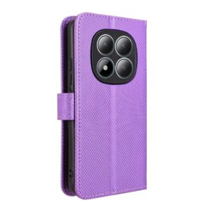 Xiaomi Redmi Note 15 Pro 4G Diamond Texture Leather Purple-Θήκη Βιβλίο
