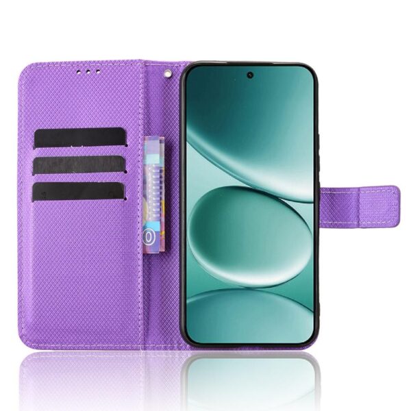 Xiaomi Redmi Note 15 Pro 4G Diamond Texture Leather Purple-Θήκη Βιβλίο