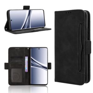Xiaomi Redmi Note 15 5G / 4G/ Poco M8 5G Skin Feel Calf Texture Card Slots Leather Black-Θήκη Βιβλίο