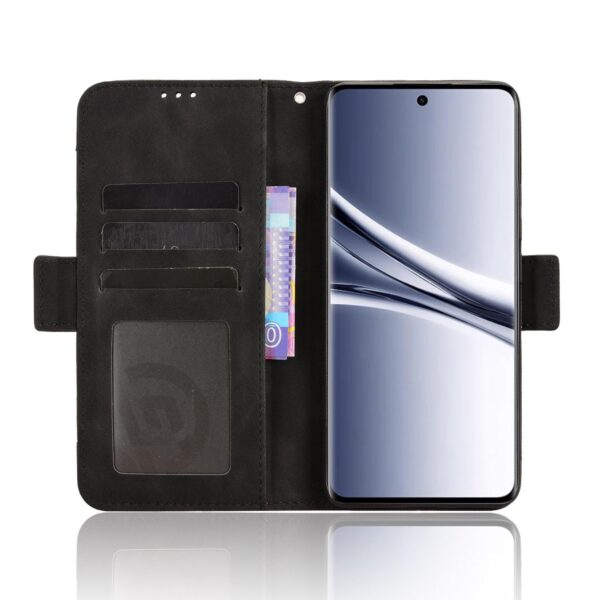 Xiaomi Redmi Note 15 5G / 4G/ Poco M8 5G Skin Feel Calf Texture Card Slots Leather Black-Θήκη Βιβλίο