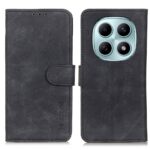 Khazneh Xiaomi Redmi Note 15 5G/4G Retro Texture Flip Leather Black-Θήκη Βιβλίο