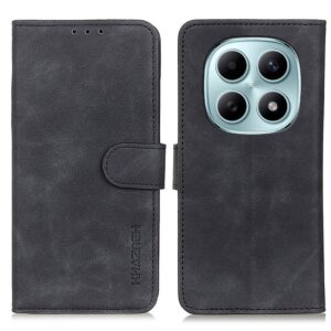 Khazneh Xiaomi Redmi Note 15 5G/4G Retro Texture Flip Leather Black-Θήκη Βιβλίο