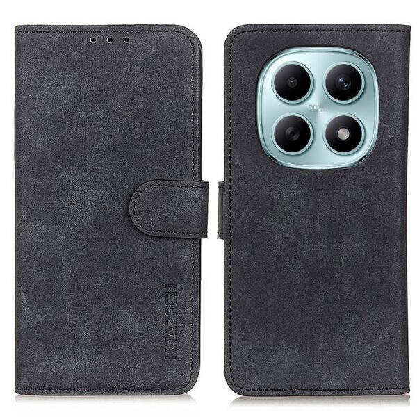 Khazneh Xiaomi Redmi Note 15 5G/4G Retro Texture Flip Leather Black-Θήκη Βιβλίο Khazneh Xiaomi Redmi Note 15 5G/4G Retro Texture Flip Leather Black-Θήκη Βιβλίο