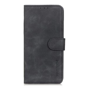 Khazneh Xiaomi Redmi Note 15 5G/4G Retro Texture Flip Leather Black-Θήκη Βιβλίο