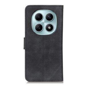Khazneh Xiaomi Redmi Note 15 5G/4G Retro Texture Flip Leather Black-Θήκη Βιβλίο