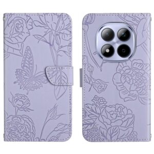Xiaomi Redmi Note 15 Pro 5G Skin Feel Butterfly Embossed Flip Leather Purple-Θήκη Βιβλίο
