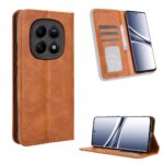 Xiaomi Redmi Note 15 5G / 4G/ Poco M8 5G Magnetic Buckle Retro Texture Leather Brown-Θήκη Βιβλίο