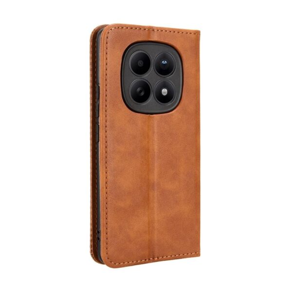 Xiaomi Redmi Note 15 5G / 4G/ Poco M8 5G Magnetic Buckle Retro Texture Leather Brown-Θήκη Βιβλίο