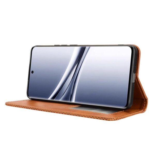 Xiaomi Redmi Note 15 5G / 4G/ Poco M8 5G Magnetic Buckle Retro Texture Leather Brown-Θήκη Βιβλίο